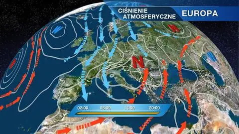 Sytuacja baryczna nad Europą