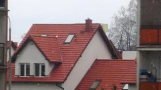 Opady sniegu w Giżycku