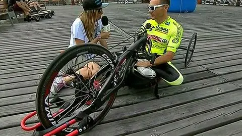 Rafał Wilk, dwukrotny mistrz w parakolarstwie