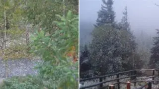 Śnieżna krupa na Tarchominie
