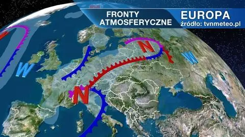 Fronty atmosferyczne nad Europa