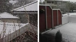 Opady śniegu w Oslo