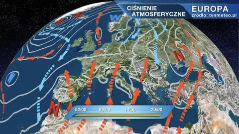 Ciśnienie atmosferyczne nad Europą