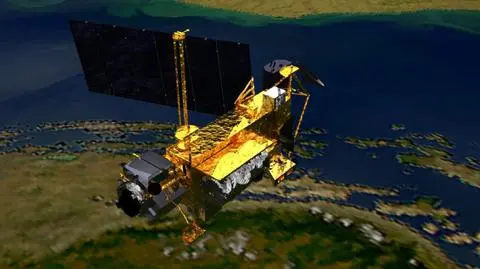 Szczątki satelity spadły do oceanu