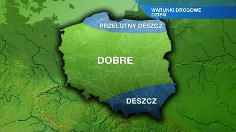 Popada tylko na północy i południu