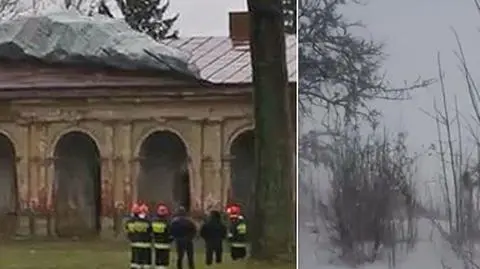 Wtorkowy poranek z silnym wiatrem i śniegiem