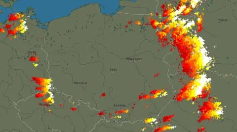 Miejscami w Polsce jeszcze grzmi