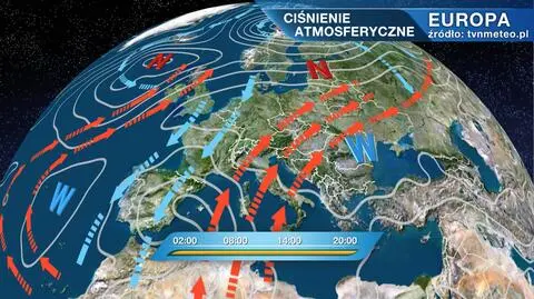 Ciśnienie atmosferyczne w Europie