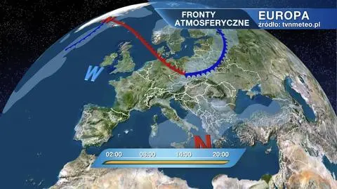 Fronty atmosferyczne nad Europą