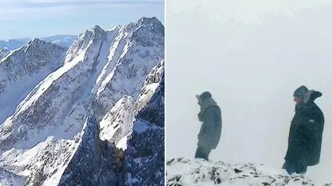 Góry teraz są bardzo groźne. Zlodowaciały śnieg na szlakach