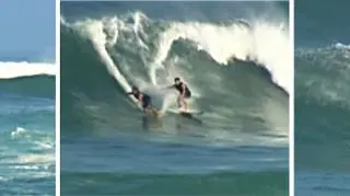 Wysoka fala groźna dla surferów