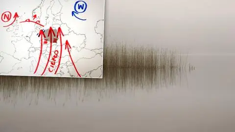 Gęste mgły nad Polską