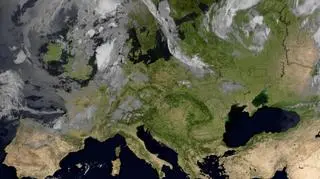 Widok satelitarny na Europę