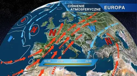 Sytuacja baryczna nad Europą