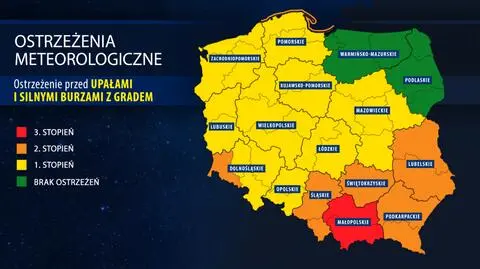 Ostrzeżenia pogodowe IMGW