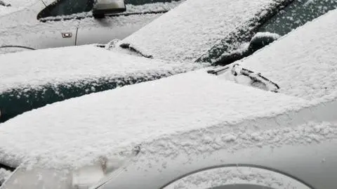 Śnieg na Bemowie