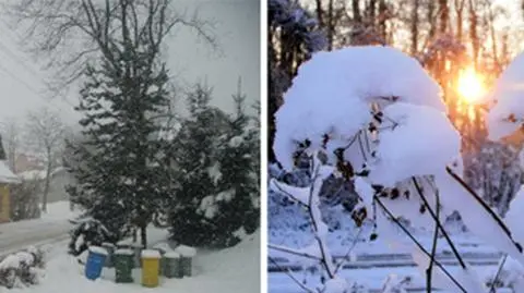 "Intensywny śnieg. Warunki są fatalne!", "Świat jak w Narnii"