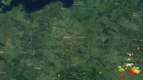 Wyładowania atmosferyczne nad Polską