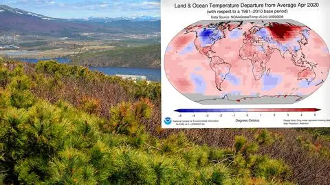 Anomalie temperatury na Syberii
