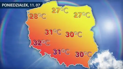 Upał wróci do Polski. Będą 32 st. C