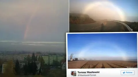 Fog bow, czyli niecodzienne zjawisko na jesiennym niebie
