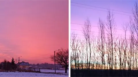 Mroźny poranek w Polsce