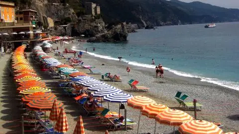 Upalny dzień na plażach świata