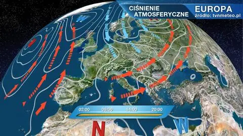 Ciśnienie atmosferyczne nad Europą