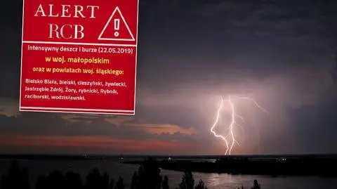 Wysłano alert RCB