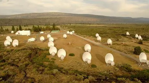 Pole teleskopów organizacji SETI do poszukiwania obcych cywilizacji