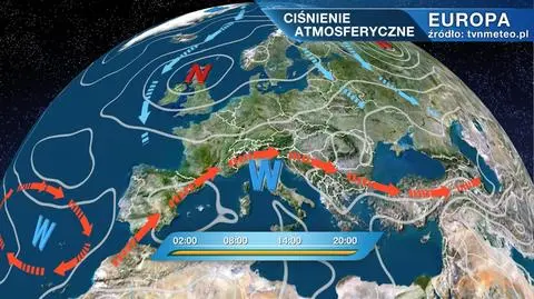 Ciśnienie atmosferyczne w Europie