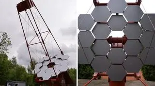 Prototyp teleskopu, który umożliwia badanie kosmicznego promieniowania gamma