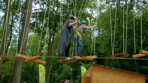 Park linowy w Uniejowie