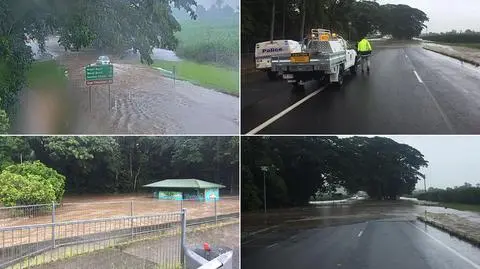 Policja ostrzega przed krokodylami. Cyklon Trevor uderzył 
