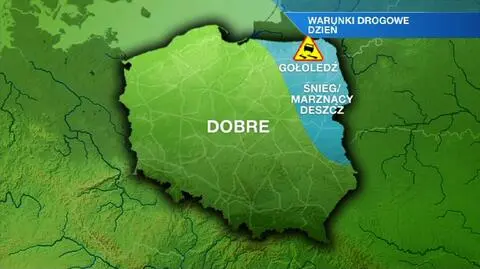 Pogoda w większości kraju nie wpłynie na komfort jazdy
