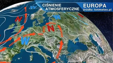 Ciśnienie atmosferyczne nad Europą