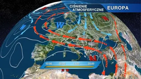 Sytuacja baryczna nad Europą