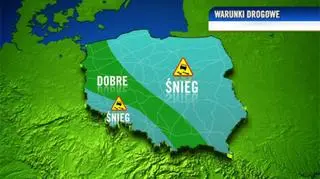 Trudne warunki do jazdy niemal w całym kraju