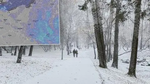 W wielu regionach kraju może poprószyć śnieg