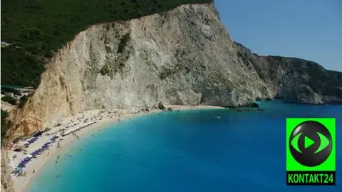 Słoneczna sobota czeka turystów w Grecji. Na zdjęciu bajeczna plaża Porto Katsiki na wyspie Lefkada