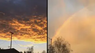 Widowiskowy zachód słońca