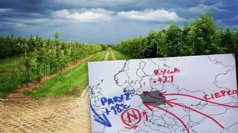 Możemy spodziewać się burz i opadów