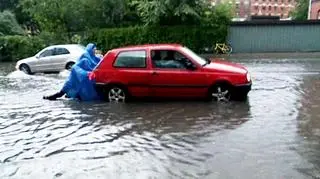 Zalane kopenhaskie ulice 