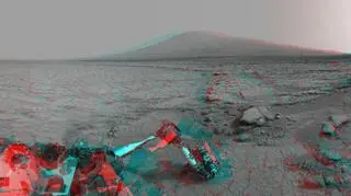 Na zdjęciu widać też Curiosity