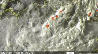 Burze nad Polską, godz. 19.30
