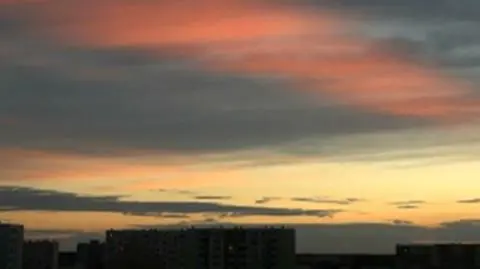 Zjawiskowa poświata nad Bydgoszczą