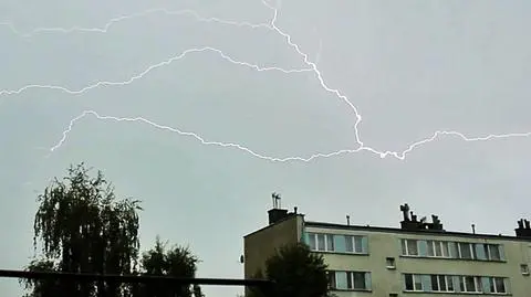 Chmury burzowe nad Polską