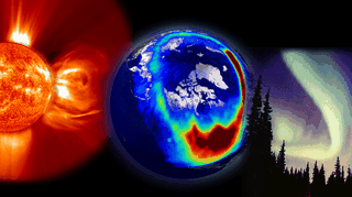 Wybuch na Słońcu prowadzi do powstawania zórz polarnych