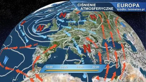 Ciśnienie atmosferyczne w Europie