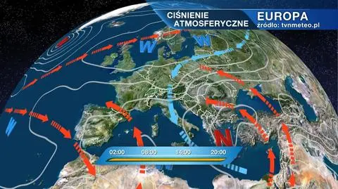 Ciśnienie atmosferyczne nad Europą